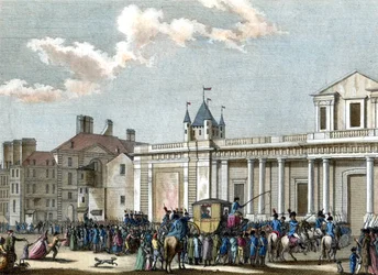 De koninklijke familie in de Tempel