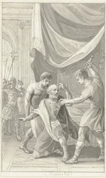 De tachtigjarige Gordianus tot het keizerschap gedwongen