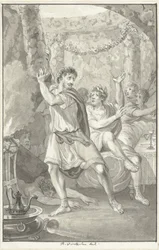 Lucius Aemilius Sejanus redt het leven van Tiberius