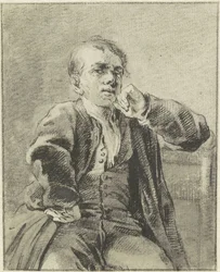 Zelfportret van Reinier Vinkeles I