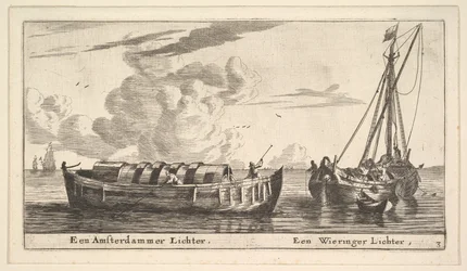 Een Amsterdamse lichtere en een Wieringer, 17e eeuw