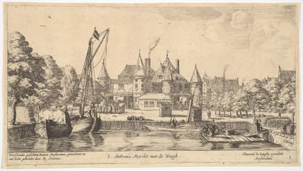 S. Anthonis Markt met de Waag, 17e eeuw
