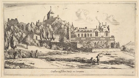 Uitzicht op Conflans