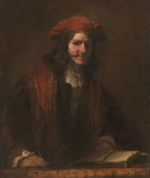 De man met de rode kap, ca. 1660-65 (olieverf op doek)