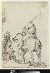 Een Soldaat met Tulband te Paard, c.1632
