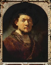 Zelfportret met baard (schilderij op doek)