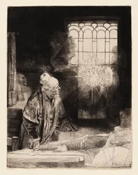 Een Geleerde in Zijn Studie (Faust)