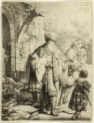 Abraham verdrijft Hagar en Ismaël