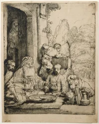 Abraham ontvangt de engelen