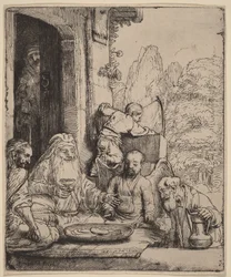 Abraham ontvangt de engelen