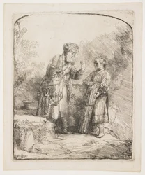 Abraham en Isaac, 1645