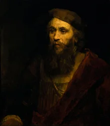 Baardige man met pet