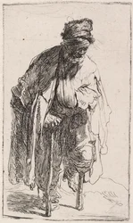 Bedelaar met een houten been, ca. 1630