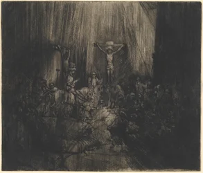 Christus Gekruisigd tussen de Twee Dieven (De Drie Kruisen)