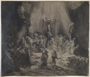 Christus gekruisigd tussen de twee dieven (De drie kruisen)