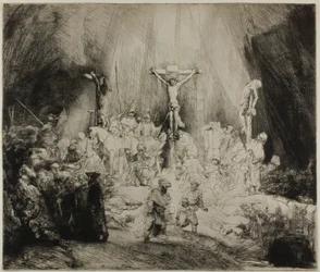Christus Gekruisigd tussen de Twee Dieven: "De Drie Kruisen"