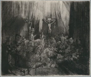 Christus Gekruisigd tussen de Twee Dieven: "De Drie Kruisen"