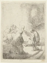Christus in discussie met de schriftgeleerden