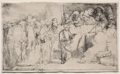 Christus Disputeert met de Dokters: Een Schets, 1652