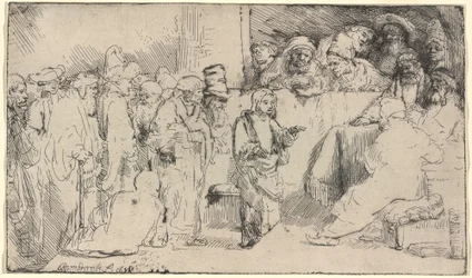 Christus in discussie met de dokters: een schets