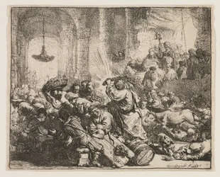 Christus verdrijft de geldwisselaars uit de tempel