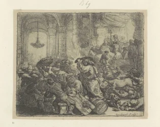 Christus verjaagt de geldwisselaars uit de Tempel