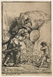 David en Goliath, 1655