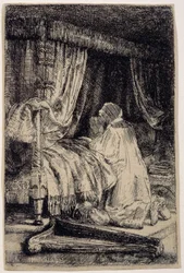 David in gebed