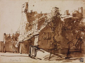 Boerderij in zonlicht