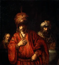 Haman herkent zijn lot David en Uriah, 1665