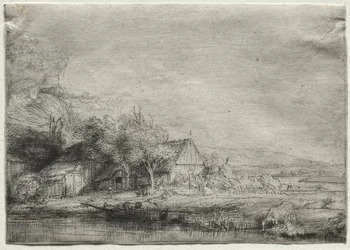 Landschap met een Koe