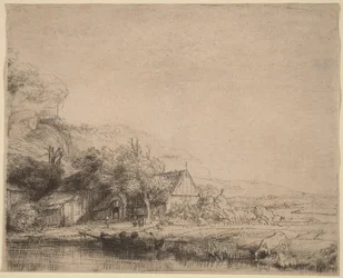 Landschap met een koe