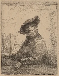 Man in een prieel, 1642