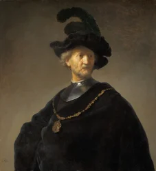 Oude man met een gouden ketting, 1631