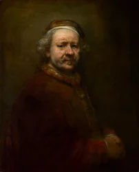 Zelfportret op 63-jarige leeftijd, 1669