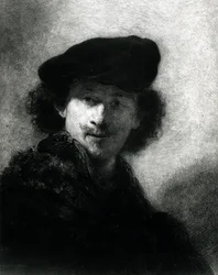 Zelfportret met een Fluwelen Baret