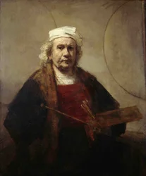Zelfportret met twee cirkels, ca. 1665-1669