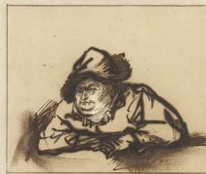 De acteur Willem Bartholsz Ruyter als een boer