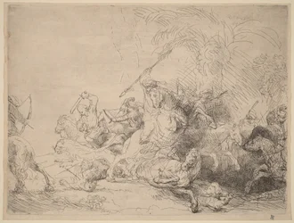 De grote leeuwenjacht
