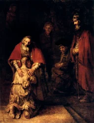 De terugkeer van de verloren zoon, ca. 1668