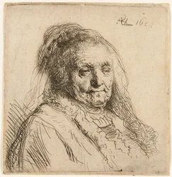 De moeder van de kunstenaar, hoofd en buste