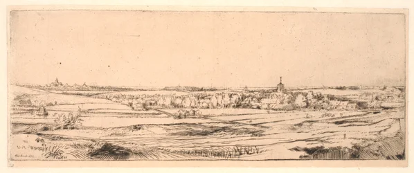Het werkterrein van de goudweegster