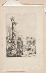 De kruisiging (kleine plaat)