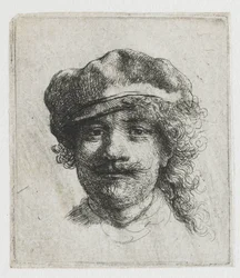 Zelfportret met baret