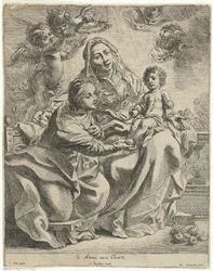 Anna te Drieën S. Anna, auia Christi (title on object)