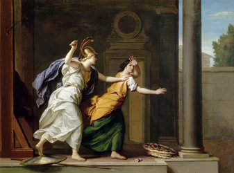 Minerva en Arachne