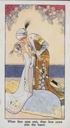 Oosters spreekwoord: Toen vier ogen elkaar ontmoetten, kwam liefde in het hart