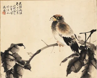 Vogel op een tak, 1886