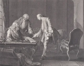 De verloren zoon die zijn erfenis opeist, ca. 1751
