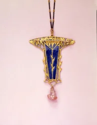 Hanger broche en ketting